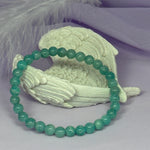 Beautiful Amazonite crystal bead bracelet 10.3g SN54730