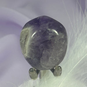 Large Amethyst crystal tumble stone 'with eye' 25g SN51464