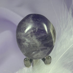 Large Amethyst crystal tumble stone 'with eye' 25g SN51464