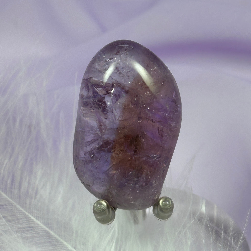Large Ametrine crystal tumble stone, Rainbow 24g SN51590