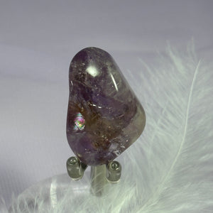 Ametrine crystal tumble stone, Rainbow 17.0g SN51602