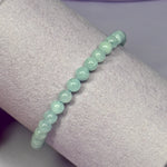Aquamarine bead bracelet 9.1g SN54753