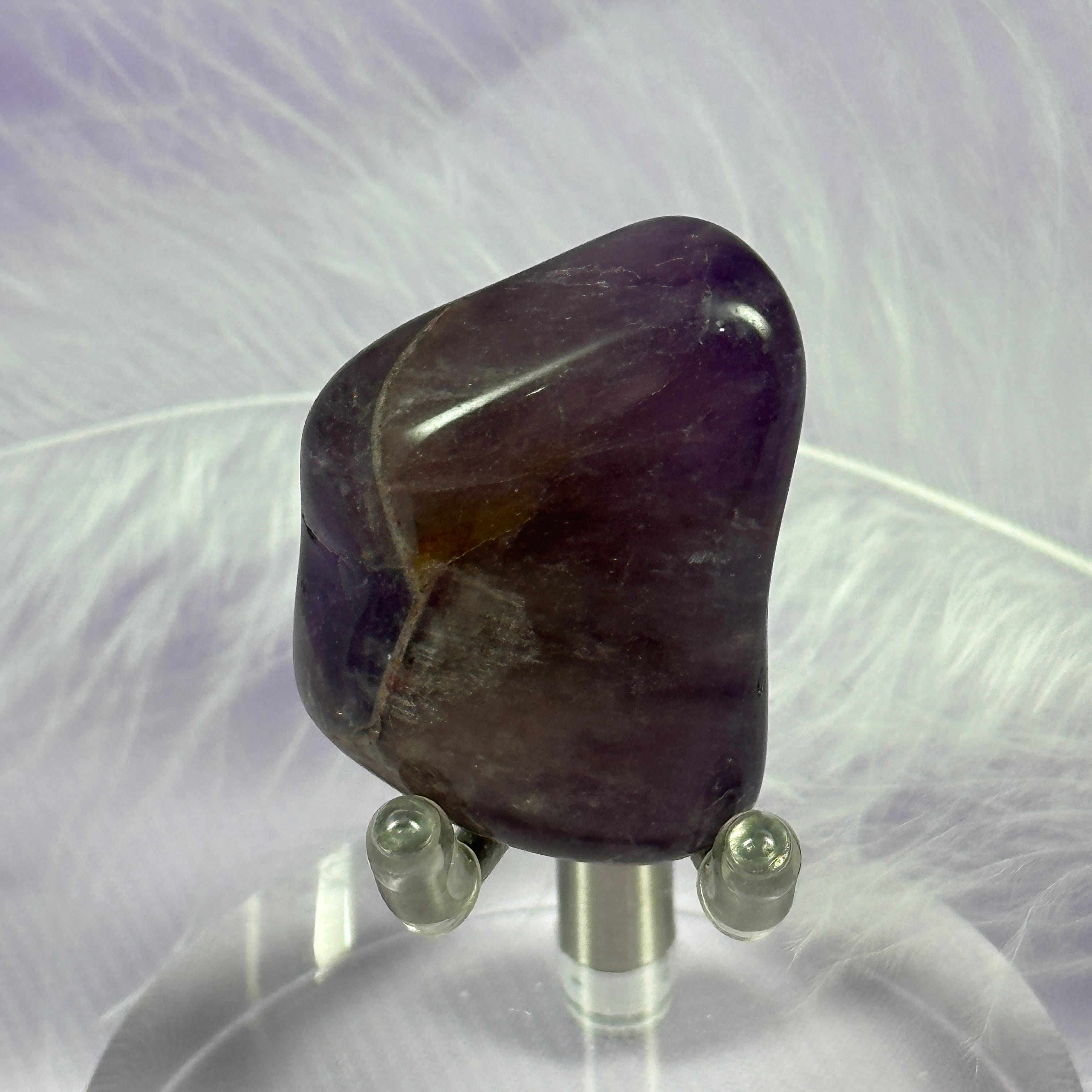 Rare Auralite 23 crystal tumble stone 14.2g SN55030