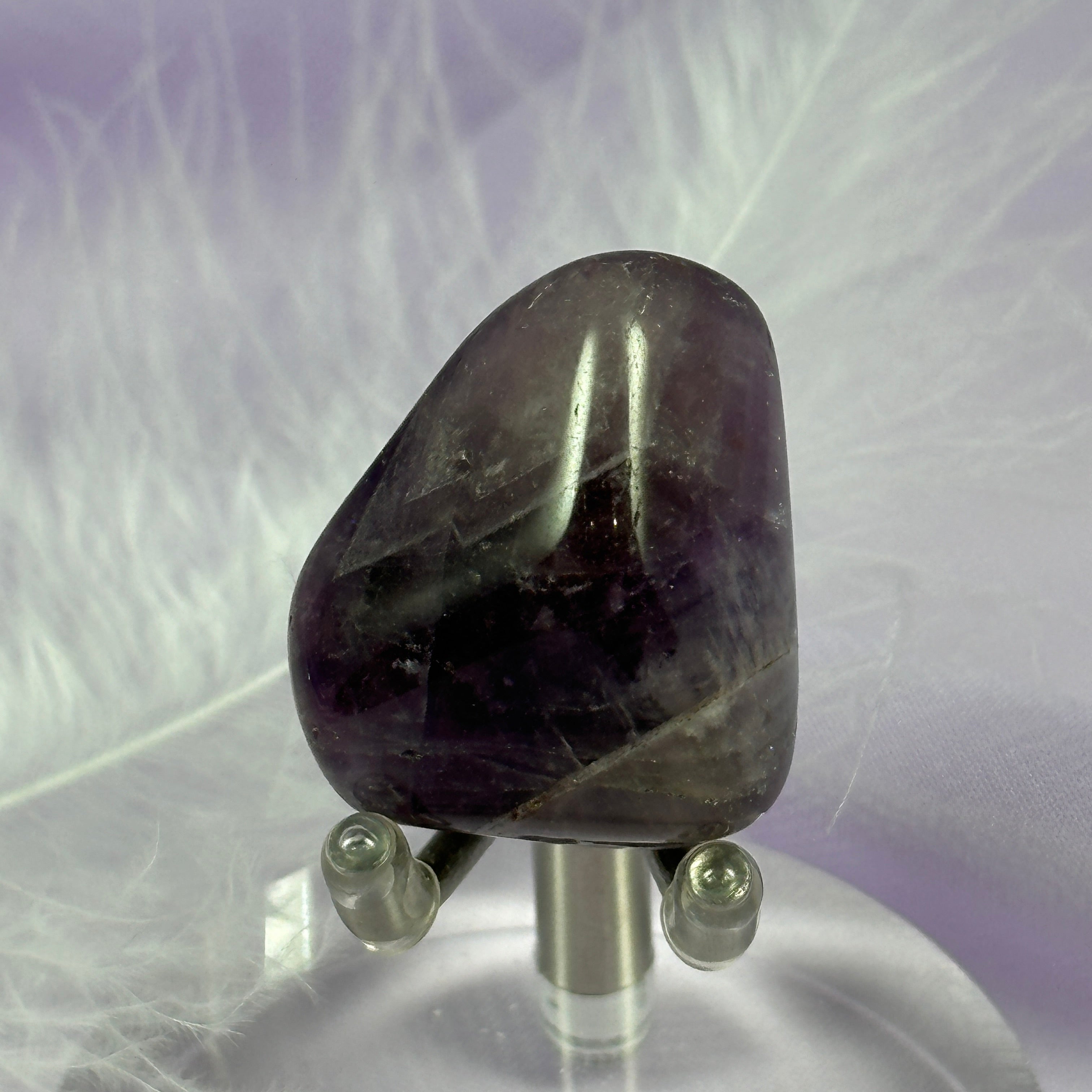 Rare Auralite 23 crystal tumble stone 13.9g SN55031
