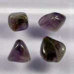 Rare 4 x small Auralite 23 crystal tumble stones 17.8g SN33542