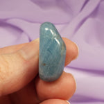 Rare Blue Beryl tumble stone 9.3g SN50052