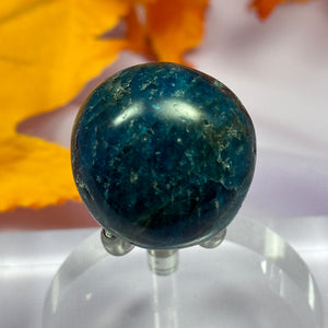 Large Blue and Green Apatite crystal tumble stone 35g SN51773