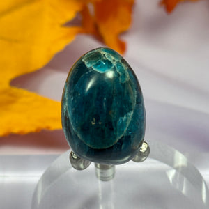 Large Blue and Green Apatite crystal tumble stone 27g SN51774