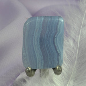 A grade Blue Lace Agate polished slice 10.7g SN54951