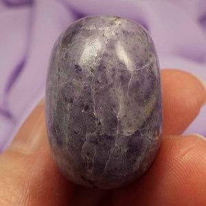 New!! Large Bolivianite tumble stone, Fluorite, Fuchsite, Diaspore 30g SN54656