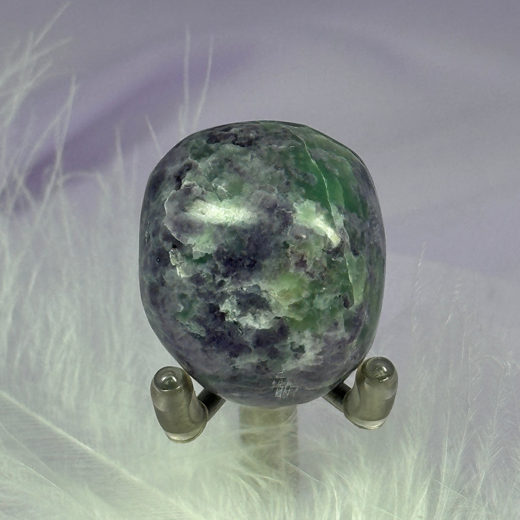 New!! Bolivianite tumble stone, Fluorite, Fuchsite, Diaspore 20g SN54666