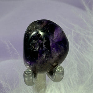 Rare Brandberg Amethyst crystal tumble stone 9.5g SN38804