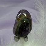 Rare Brandberg Amethyst crystal tumble stone 19.8g SN44577