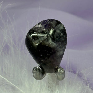 Rare Brandberg Amethyst crystal tumble stone 13.2g SN44578