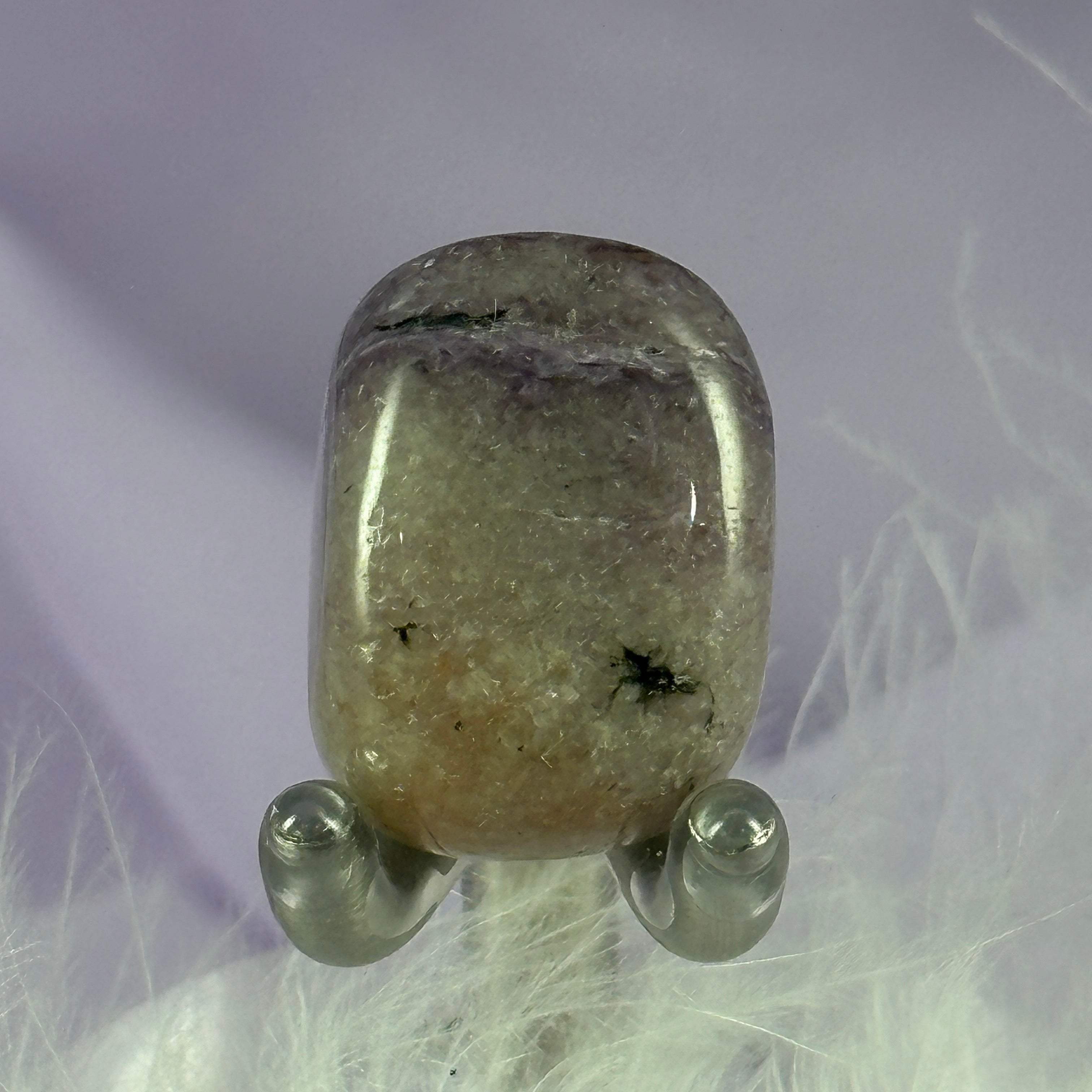 Small Charoite crystal tumble stone 8.5g SN35871