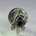 Chevron Amethyst crystal flat stone 8.9g SN53581