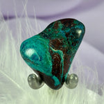 Chrysocolla, Shattuckite, Cuprite tumble stone 10.6g SN38226