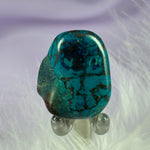 Chrysocolla, Shattuckite, Cuprite tumble stone 9.0g SN38227