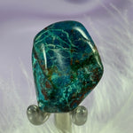 Chrysocolla, Shattuckite, Cuprite tumble stone 8.8g SN38228