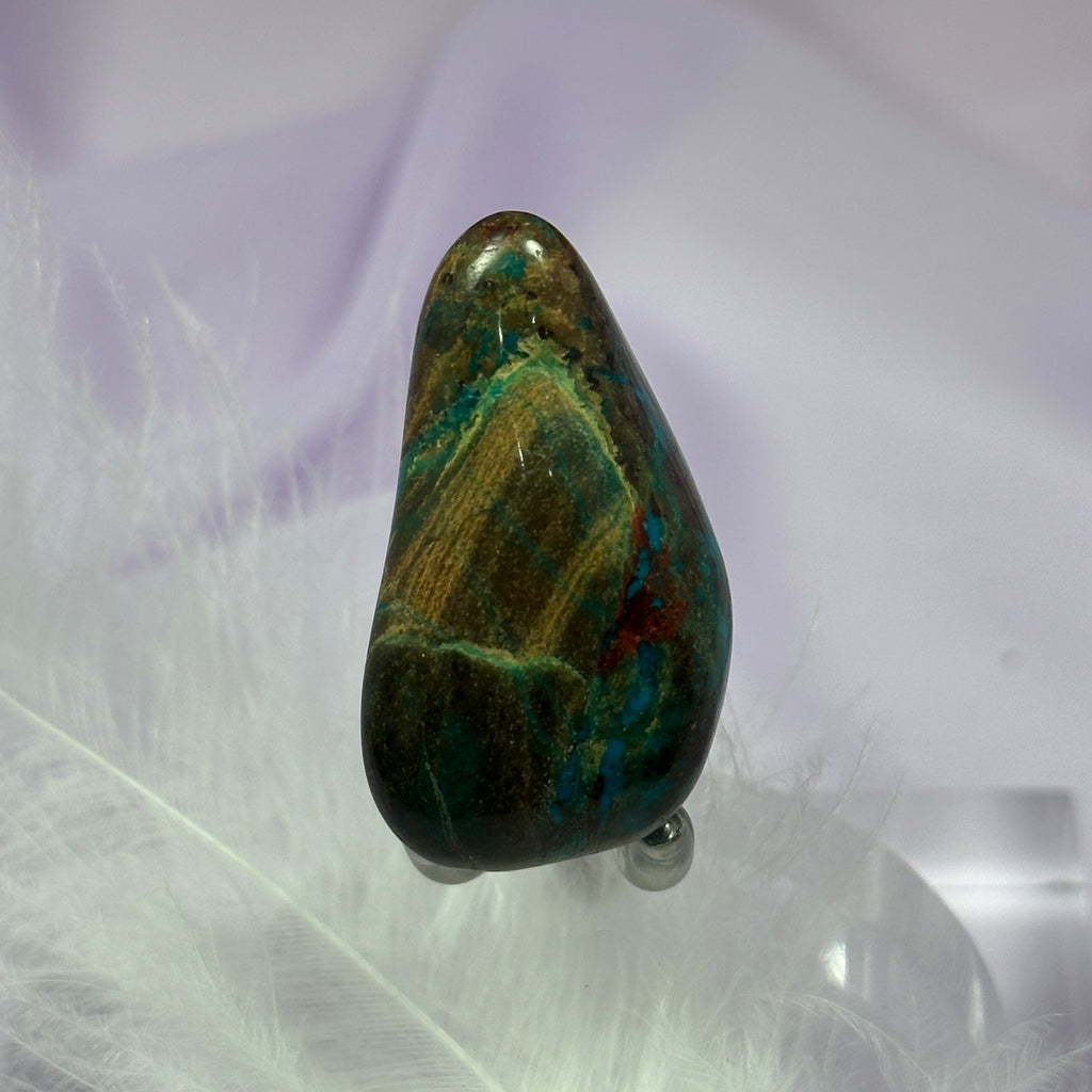 Chrysocolla tumble stone 17.3g SN23932