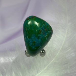 Chrysocolla tumble stone 19.8g SN23933