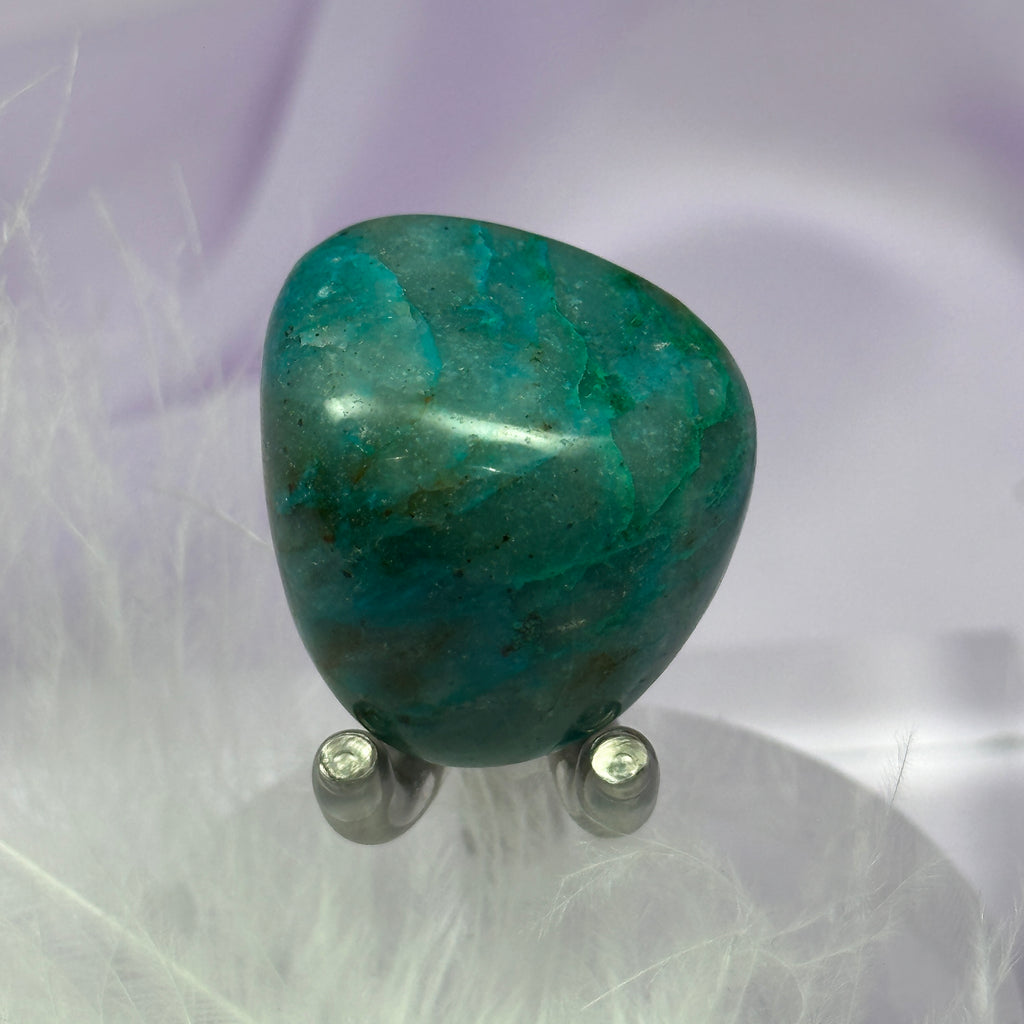 Chrysocolla tumble stone 14.8g SN41765