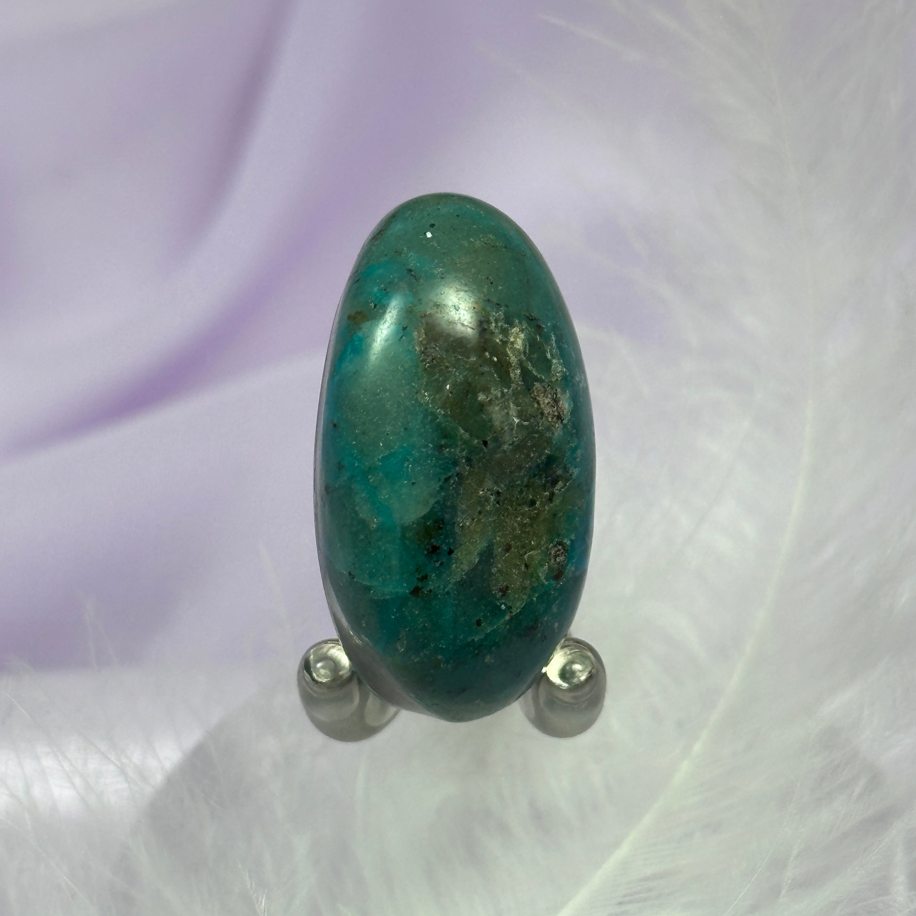 Chrysocolla tumble stone 13.8g SN41766