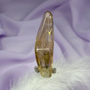 AA soft polished point Natural Citrine..not heated 26g SN50838