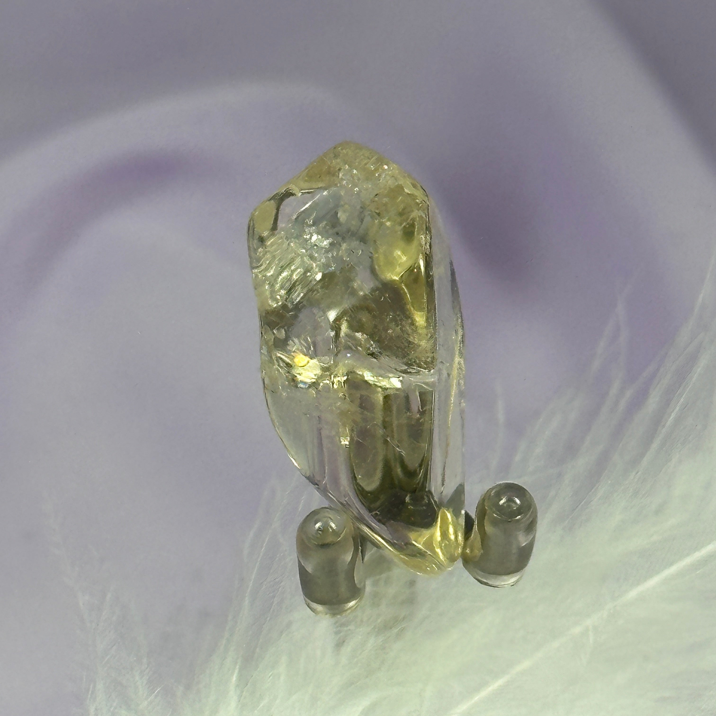 AA soft polished point Natural Citrine..not heated 7.9g SN50843