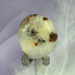 Rare Cryolite with Siderite crystal tumble stone 17.2g SN55649