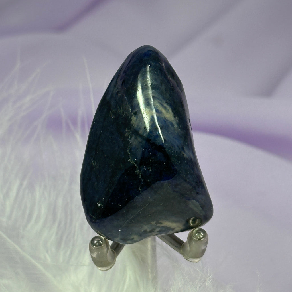 Beautiful blue Dumortierite Quartz crystal tumble stone 22g SN25139