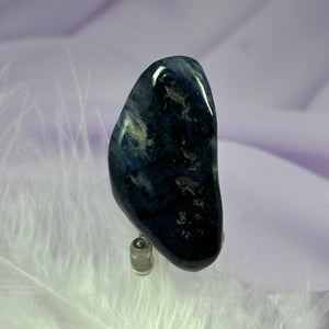 Beautiful blue Dumortierite Quartz crystal tumble stone 22g SN25139