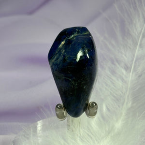 Beautiful blue Dumortierite Quartz crystal tumble stone 25g SN25140