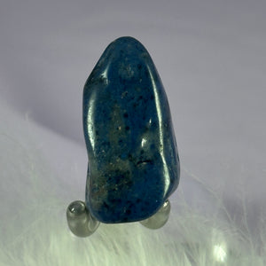 Beautiful blue Dumortierite Quartz crystal tumble stone 17.5g SN25549