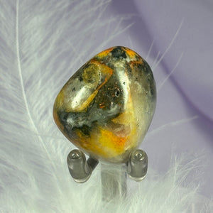 Rare Eclipse Stone tumble stone, Bumblebee Jasper 11.3g SN47857