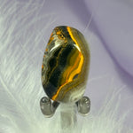 Rare Eclipse Stone tumble stone, Bumblebee Jasper 12.9g SN47858