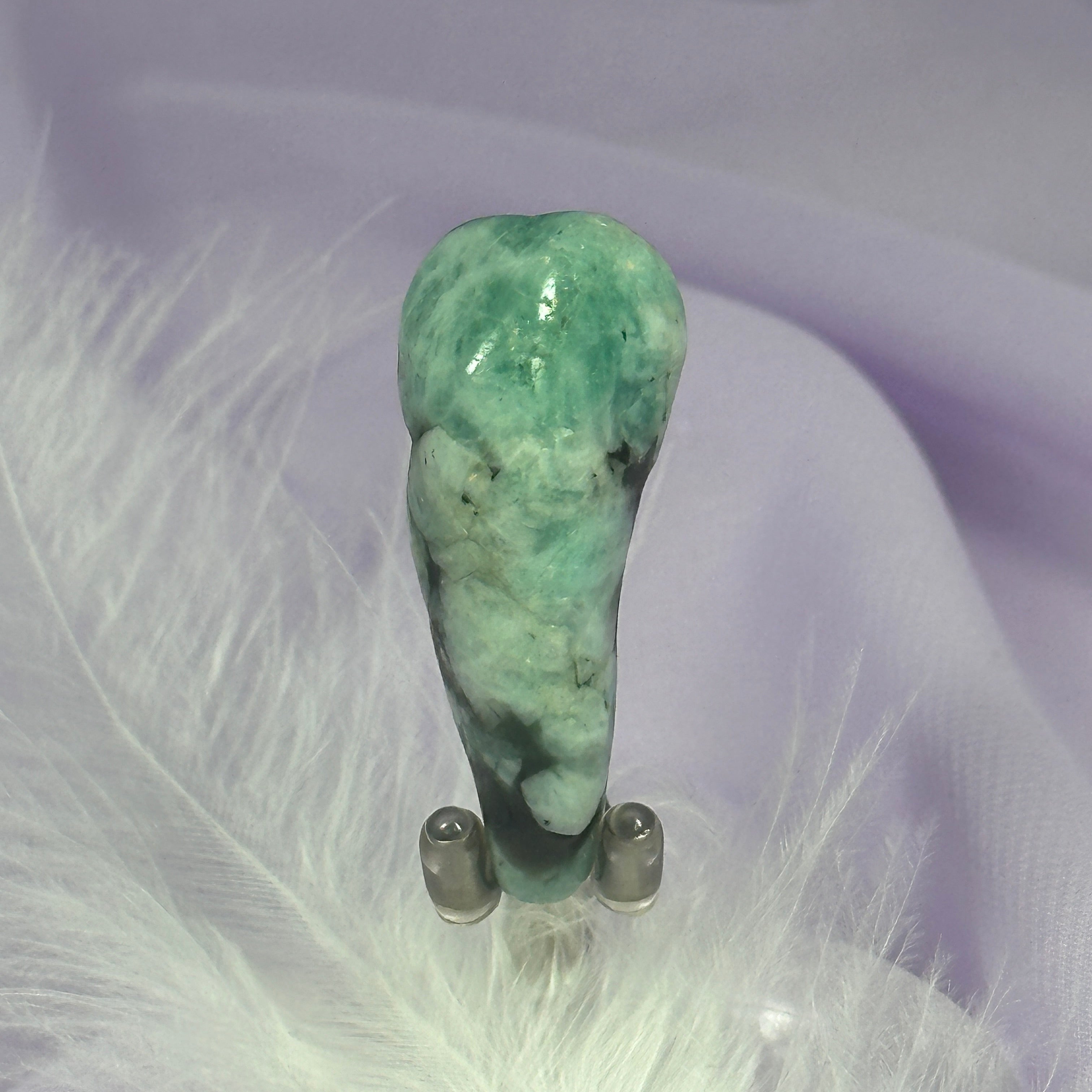 Emerald crystal tumble stone 15.0g SN50270