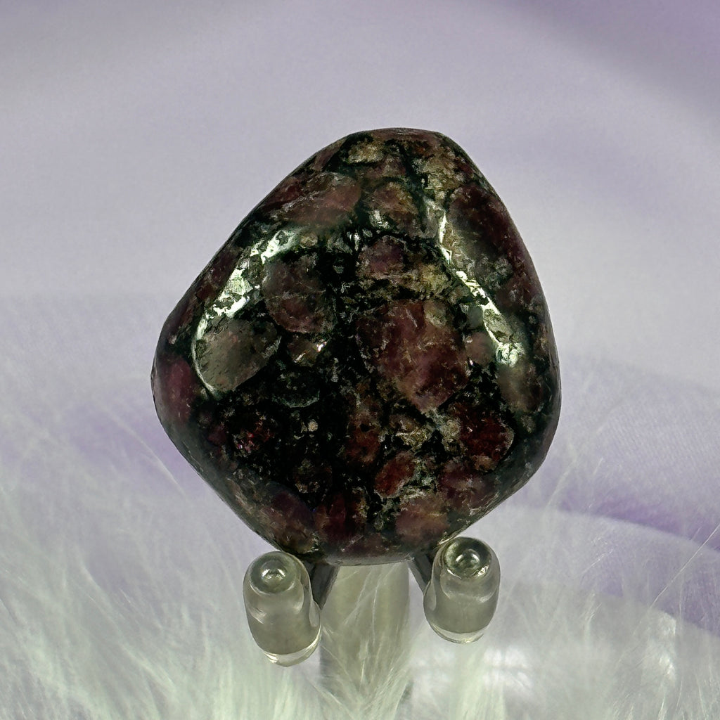 Rare Eudialyte crystal tumble stone 13.0g SN56003