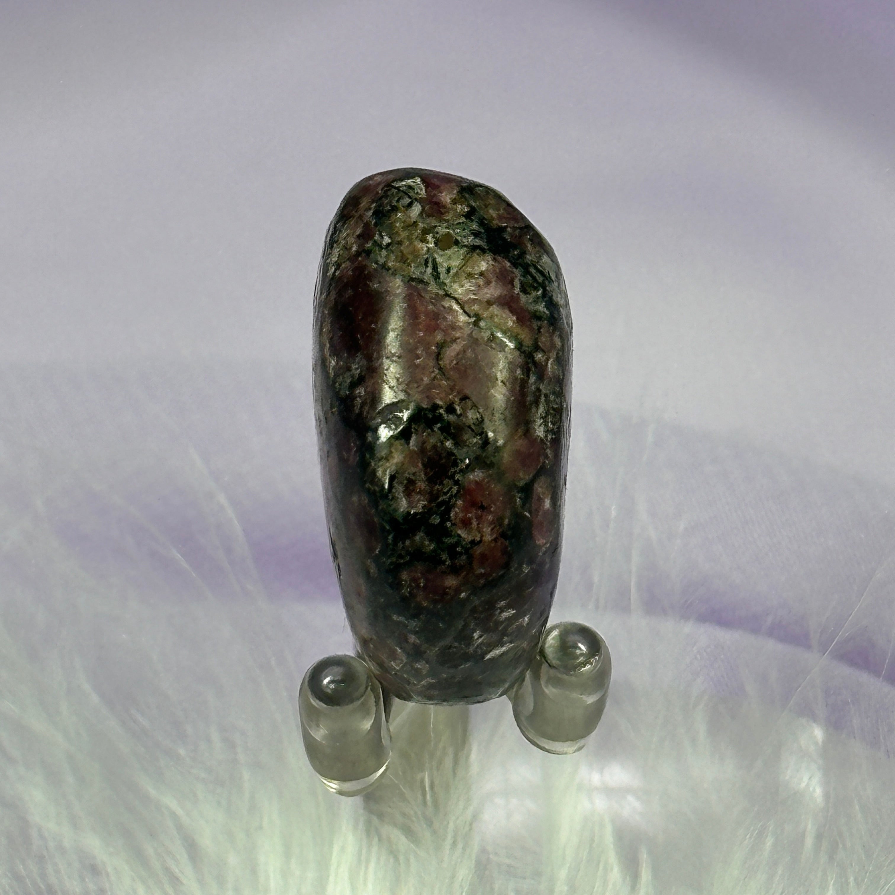 Rare Eudialyte crystal tumble stone 13.0g SN56003