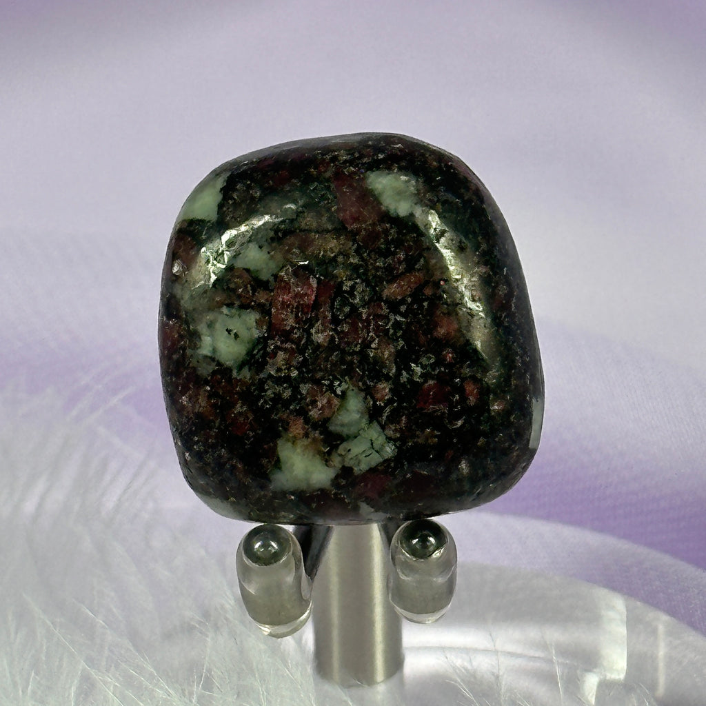Rare Eudialyte crystal tumble stone 16.5g SN55999