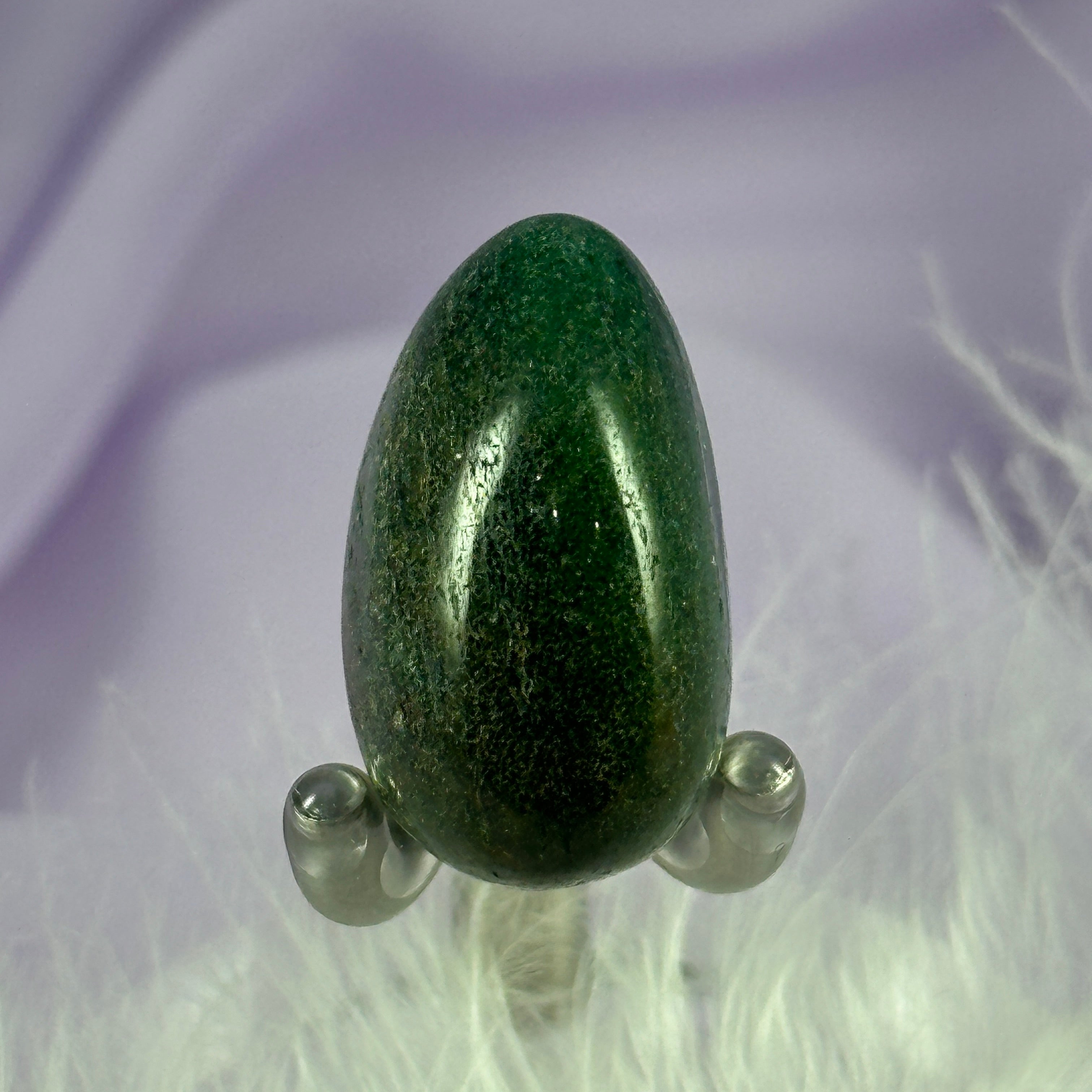 Fuchsite in Quartz tumble stone 'The Healers Stone' 13.7g SN19128