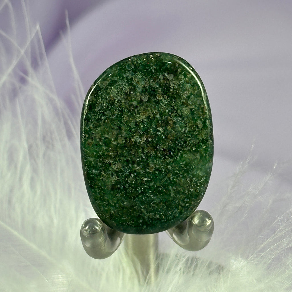 Fuchsite in Quartz tumble stone 'The Healers Stone' 12.3g SN19130