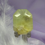 Gemmy Prehnite crystal flat stone 10.9g SN49748