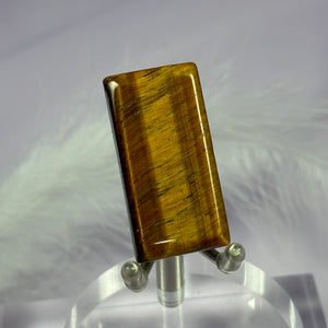 Gold Tigers Eye crystal polished slice 12.3g SN56144