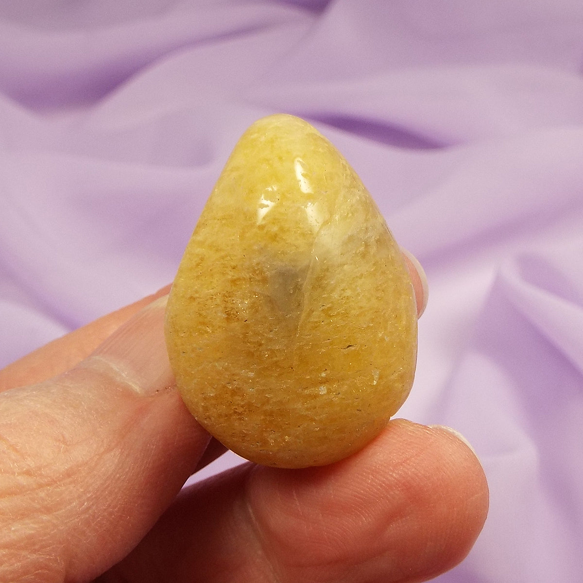 Rare large Golden Danburite tumble stone 20g SN54971