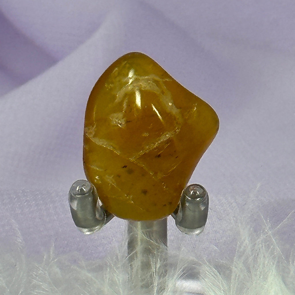 Rare A grade Golden Yellow Opal tumble stone 4.9g SN55570