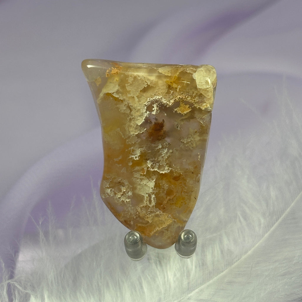 Beautiful Graveyard Point Plume Agate polished piece 12.2g SN53796