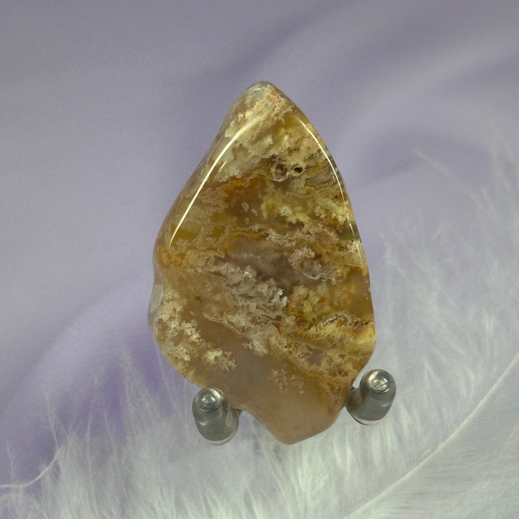 Beautiful Graveyard Point Plume Agate polished piece 10.2g SN53797