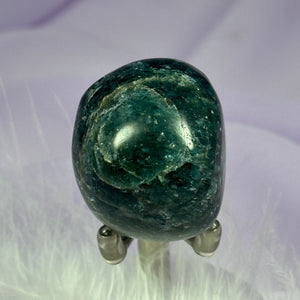 Rare large Green Apatite crystal tumble stone 40g SN48596