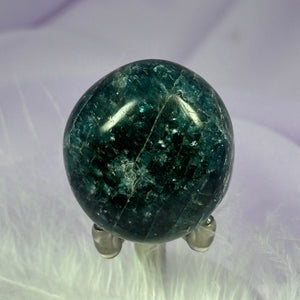 Rare large Green Apatite crystal tumble stone 40g SN48596